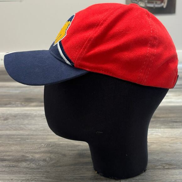 Vintage Y2K Annco MiLB Toledo Mud Hens Blue Red OSFA Strapback Hat Baseball Cap - Picture 3 of 9